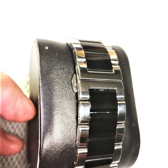 22mm Solid Steel Link Watch Bracelet - Picture 2 of 7
